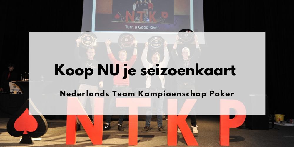 Kaartverkoop seizoenkaart voor het Nederlands Team Kampioenschap Poker van start
